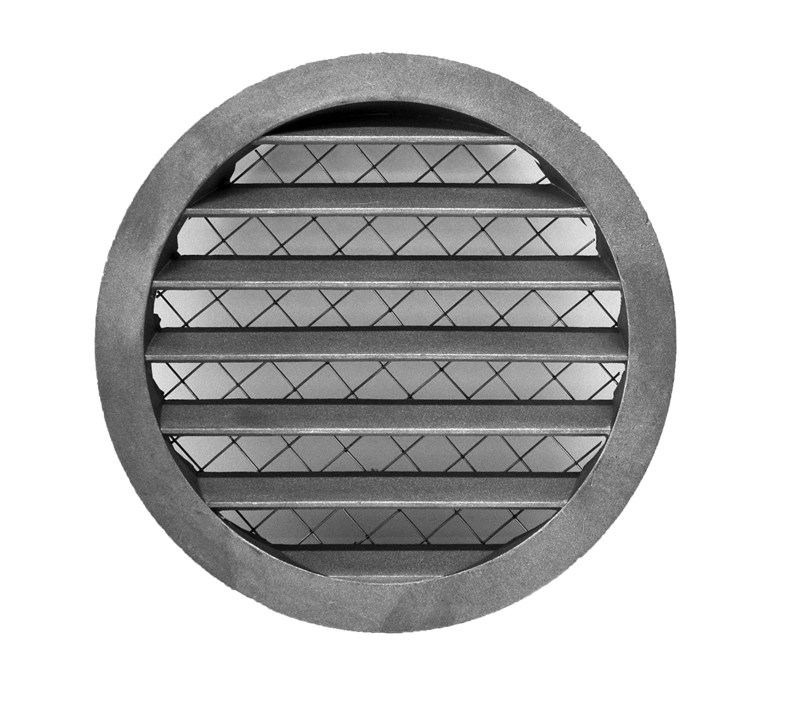 Grille en aluminium -  soufflage/extraction - Ø 100mm