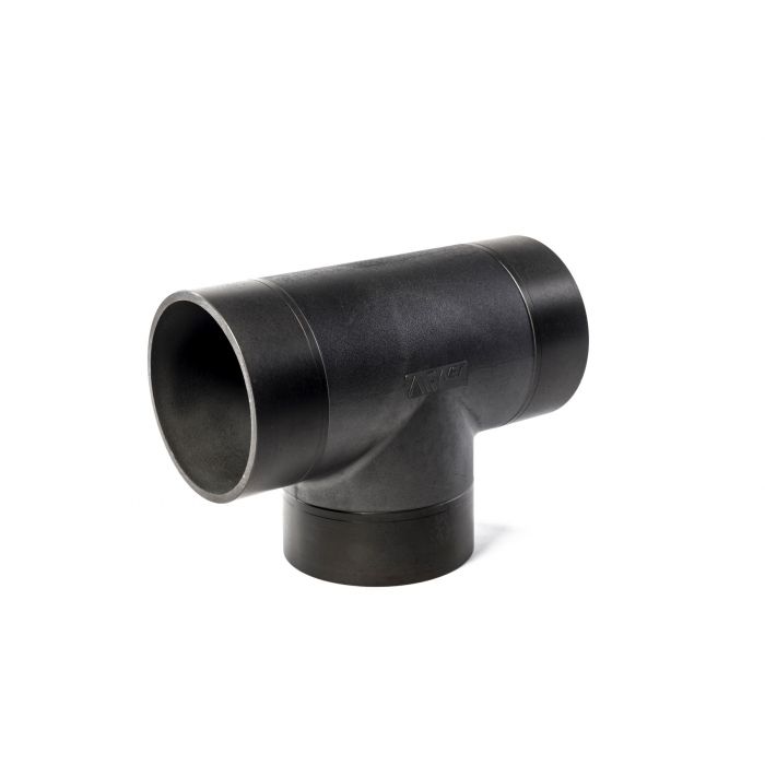 Tee union fitting - Alu - Tube ext. Ø : 158mm - 16bar - 65°C