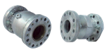 Pinch valve - Aluminum body - Natural Rubber - DN125 - PN6 - Pneumatic - Normally Open - (+)80°C