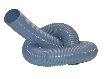Flexible ALFASPIR N - PVC renforcé - Gris - Ø 102 mm - max.60°C - 30 mètres
