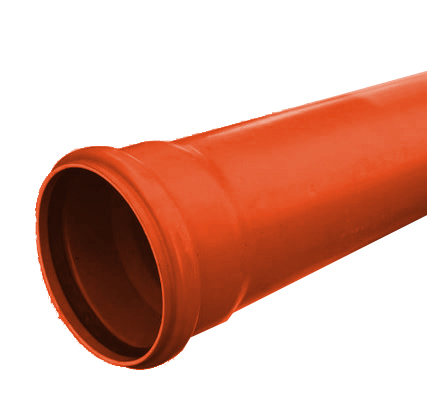Tube PVC égout rouge  Ø 110
