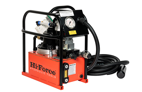 Air driven hydraulic torque wrench pump