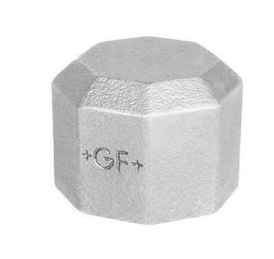 Threaded fitting - Cap - Galvanized Cast Iron - 2"1/2 F - Max pressure: 20 bar