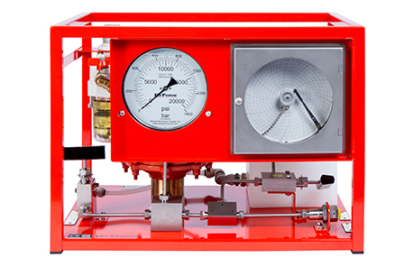Air driven hydrotest pump c/w chart recorder - Standard flow (738 Bar maximum working pressure)
