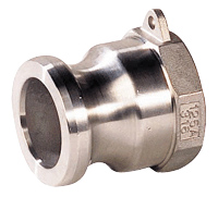 Raccord Cam-Lock pour flexible - Adaptateur Type A - Inox - 2" F - Pmax: 18 bar
