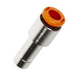 Push-in fitting - Reducer - Enlarger - Nickel-plated brass - Ø12X10 mm - 16 bar