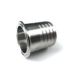 Clamp ferrule - 316L Stainless steel - Clamp 50.5 - Fluted end: 26,9 mm