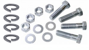 Kit de visserie inox A2 pour assemblage bride/bride GN10/16 - DN50-65