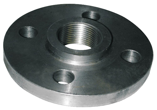 Bride plate taraudée 1" - PN16 - GN10/40 - En acier noir