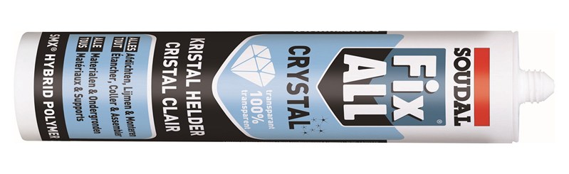 Colle-mastic Soudal FIX-ALL Crystal- transparent - 290ml. (12 pc.)
