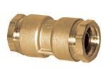 HUOT compression fitting - Straight double - 1" (33,9 mm) - For PE hose - 16 bar