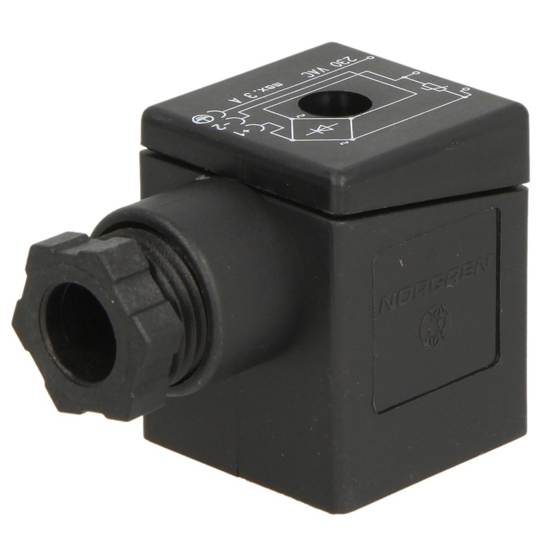 Connecteur standard BUSCHJOST - taille 30 - max. 250V UA - max. 1,5A - avec redresseur