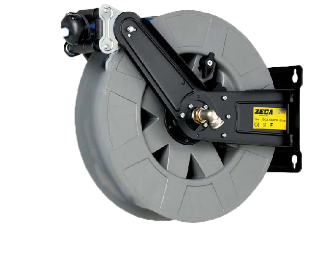 Enrouleurs pneu. - Flasque: ABS - Pmax: 20 bar - Sortie: G1/2"F - Pour air et eau