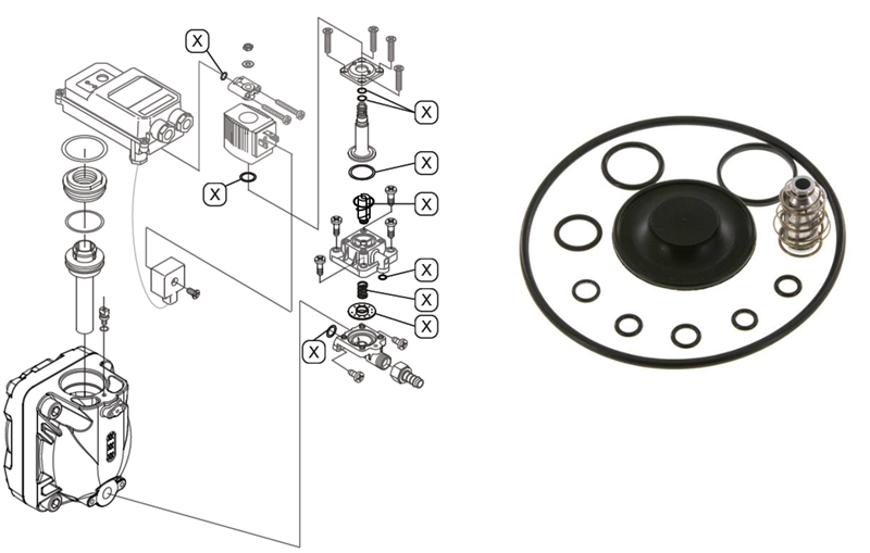 Kit de pièce d'usure pour BEKOMAT 13 et 13CO
