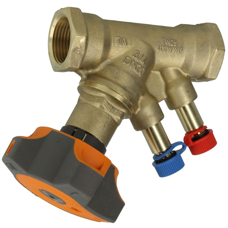 Vanne d'équilibrage en laiton TA modèle STAD - G 1"1/4 - PN25 - EPDM - max. 120°C
