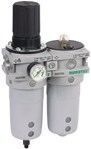 Filter Regulator Lubricator ASCO Serie 342 - G1" - 30 µm - 0,5 to 12 bar - Semi-automatic drain