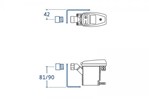 Mounting kit for BEKOMAT 31U and 32U