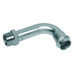 Coude pressfitting inox  Ø 1" M x 28