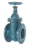 Vannes à opercule - Fonte GGG50 - Inox - DN600 - A brides GN16 - (+)80°C - Cde manuelle