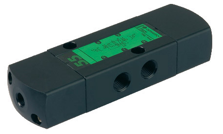 Distributeurs en ligne - 3/2 Bi - G1/2" - Cde pneu. - Rap. Pneu. - Av. Joints