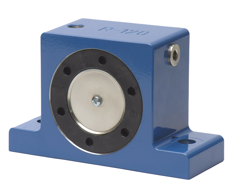 FINDEVA Rotary roller vibrator -Anodized aluminum - G1/8" - 36000 vibrations/min - 4220N - 195l/min
