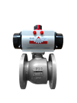 Ball valve - GGG40 Cast Iron body - PTFE - DN150 - Flanges GN16 - PN16 - 2/2 - 60°C