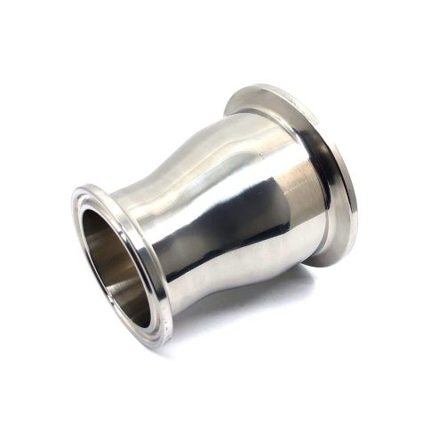 Clamp concentric reducer - 316L Stainless steel - Clamp: 50,5/50,5  mm - Tube 38/25 mm