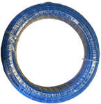 Pneumatic tube in coil - Polyamide - 16x12 mm - Blue - 25 m - Max pressure: 20 bar