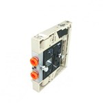 Electrodistributeur METAL WORK  - 1x 5/2 Mono - Rac. inst. 6 mm ext. - Cde Electropneu.
