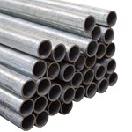 Tube acier soudé iso moyen galva Ø 1/2" (21,3 x 2,65)