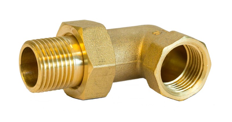 BRASS ELBOW UNION 3/4"  Conical bearing