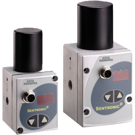 ASCO Proportional valve - Serie 609  - 3/2 - G1/4" - 0-6 bar - 4-20 mA - With display