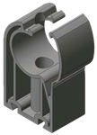 Attache tube pour tube de Ø 50 mm - M8 - sachet de 10 pièces