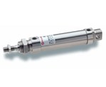 Round cylinder ISO6432 Full Stainless Steel - Ø12 - Stroke: 150 - 10 bar - Double effet--
