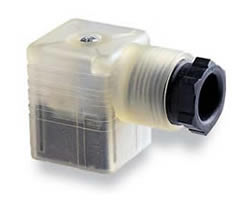 Connecteur avec LED NORGREN gamme M/P24 - 10 à 50V AC/DC
