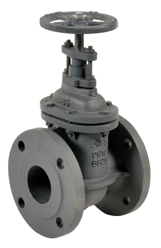 Gate valve - Cast Iron body - Brass - Short serie - DN50 - PN10 - GN10 - +90°C