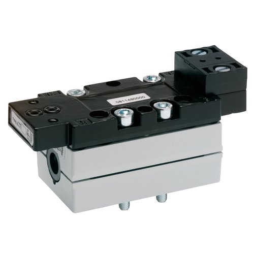 Distributeur à tiroir ISO 5599-1 taille 1 AVENTICS Série 581 - 5/3 centre fermé - Cde électropneuma.
