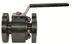 Ball valve - Steel body - PTFE - DN100 - Flanges GN16 - PN40 - 2/2 - Fire Safe - 180°C