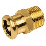 Manchon en bronze à sertir Ø 3/4" M x 22