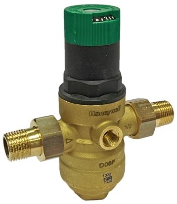 Réducteur de pression en laiton resideo Braukmann D06F - DN25 - R1" - PN25 - 1,5 à 6 bar