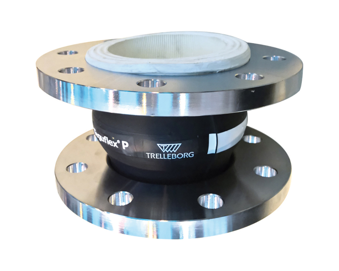 Compensateur de dilatation à brides inox - DN 100 - PN16 - NBR blanc alimentaire