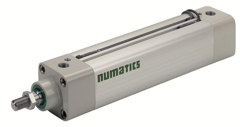 Profile barrel cylinder alum. ISO15552 - Ø32 - Stke: 450 - 10 bar - Double acting - Chrome Steel Rod