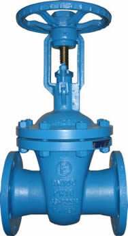 Gate valve - Cast Steel body - Stainless Steel - DN400 - Flanges GN10 - (+)400°C - Manually operated