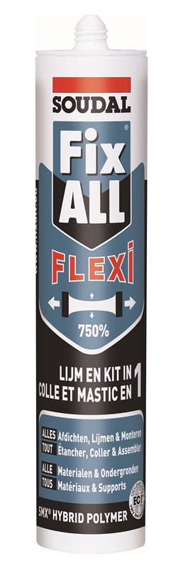 Colle-mastic Soudal FIX-ALL Flexi - brun - 290ml. (12 PIECES)*