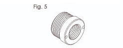 Optional threaded saddle (All 152 ton HHR cylinders)