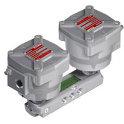 PILOT OPERATED SOLENOID VALVE-5/2-WITH MANUAL OPERATOR-1/4" (DN8)-NPT (ANSI 1.20.3)-ORIFICE: 6,0-…