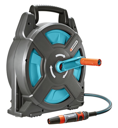 Dévidoir Gardena 2662 - portable compact - tuyau 15m