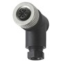 M12 connector - Elbow 90° - 5 poles with PG7 for cable from outside Ø 4 to 6 mm