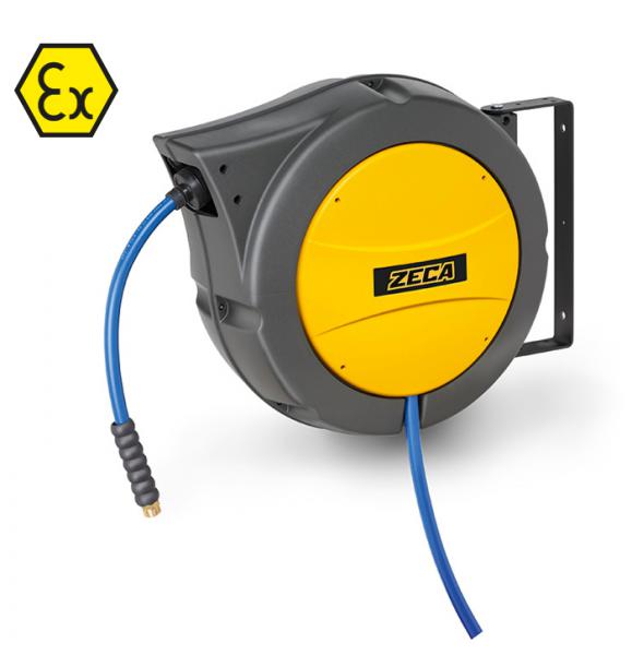 Enrouleurs pneu. - Ø tube: 12,5mm - 15m - PU - Pmax: 15 bar - Sortie: G1/2"M - Pour Air