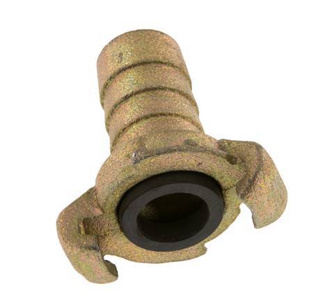 Raccord RAPID DIN3489 pour flexible - Coupleur sans collet - Fonte - Embout cannelé Ø32mm